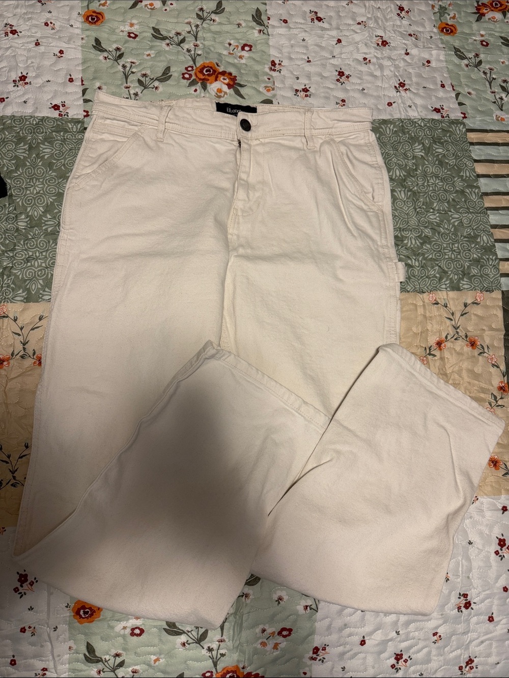 Bluenotes Men's Cream Carpenter Pant
